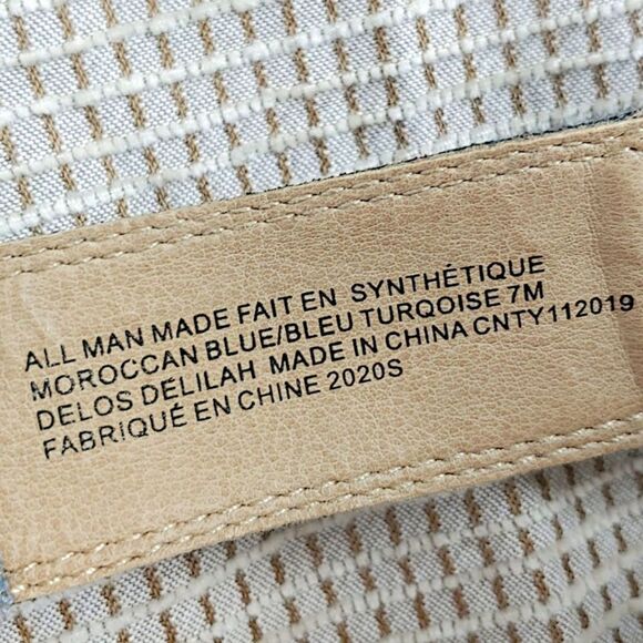 Earth Origins Delos Delilah Blue Peep Toe Slingback Heels Booties Womens 7 EUC - Picture 10 of 10